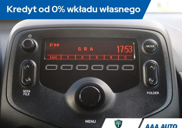 Toyota Aygo cena 34000 przebieg: 71717, rok produkcji 2017 z Zbąszynek małe 137
